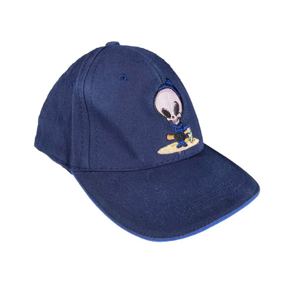 Vintage Youth Blind Skateboard Reaper Fitted Hat Navy One Size - Picture 1 of 7